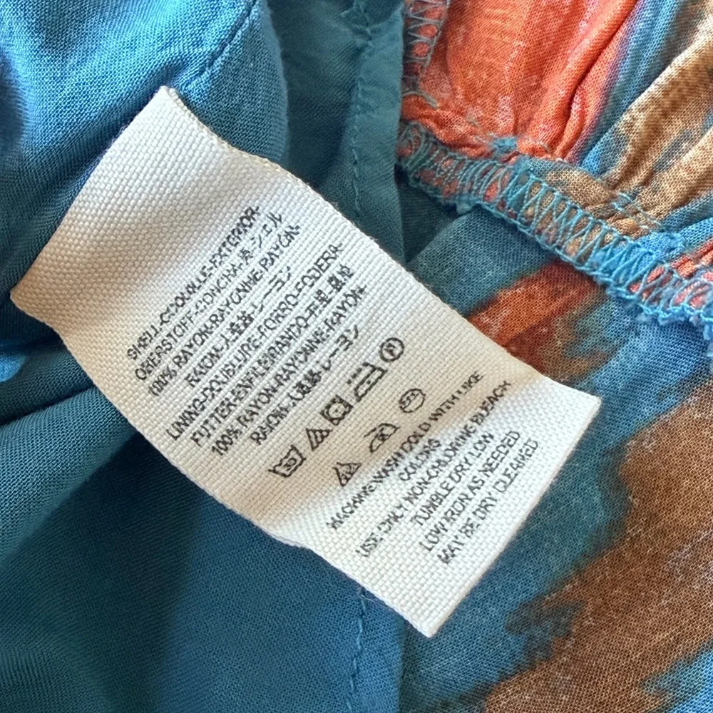 Free People Blue Ikat Backless Strapless Maxi Dress - Picture 8 of 10